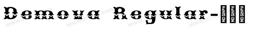 Demova Regular字体转换 Demova Regular字体转换